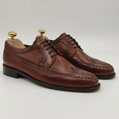 Chaussures Brogue Boucle CALVANO 100% cuire