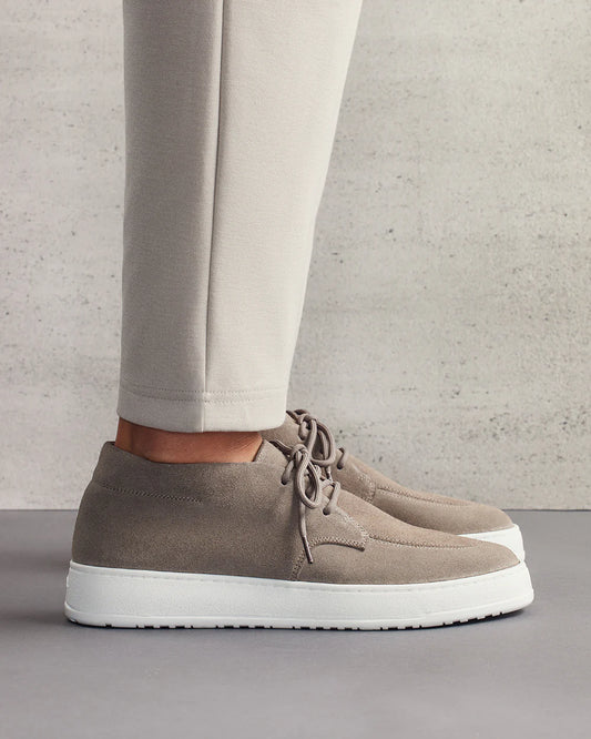 Chaussures Suede en daim gris 100% cuir