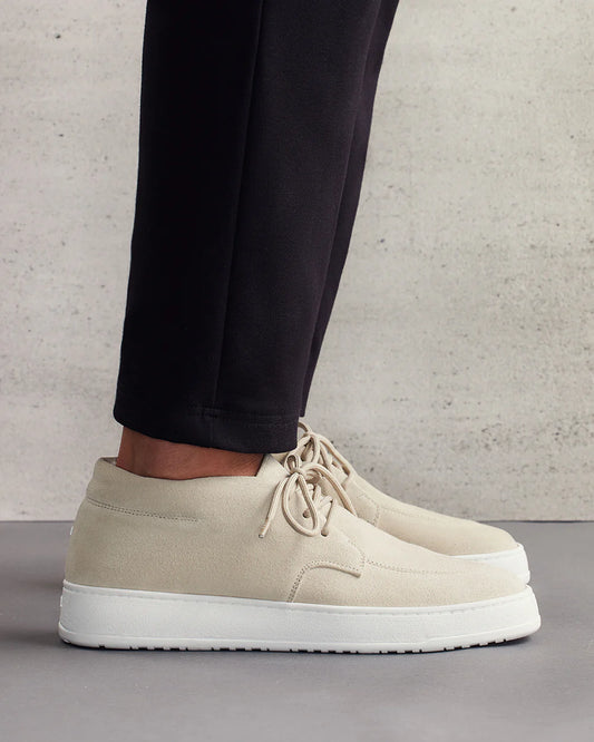 Chaussures Suede en daim vanille 100% cuir