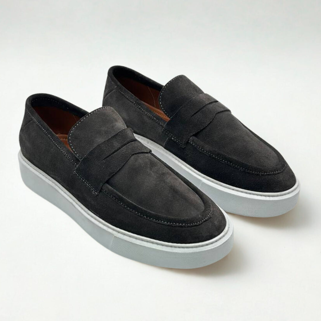Mocassin CALVANO en Daim 100% cuir