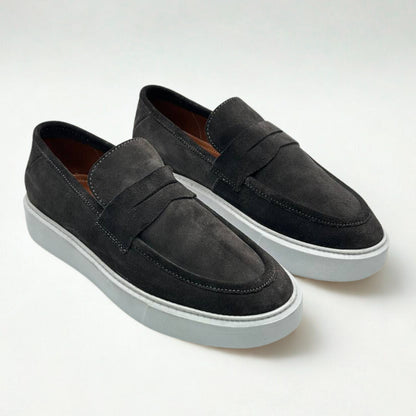 Mocassin CALVANO en Daim 100% cuir