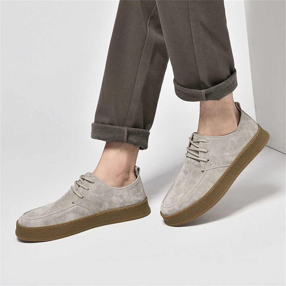 Casual Daim Beige Moderne 100% cuir