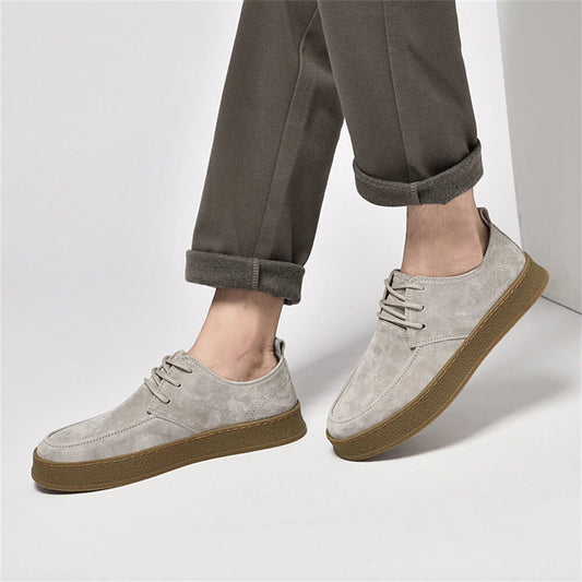 Casual Daim Beige Moderne 100% cuir